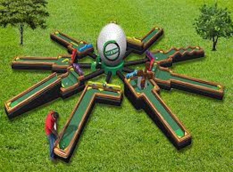 9 Hole Inflatable Mini Golf